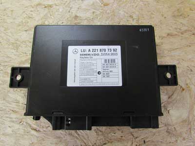 Mercedes Keyless Go Control Module Siemens VDO A2218707392 C216 W221 CL550 S550 S CL Class